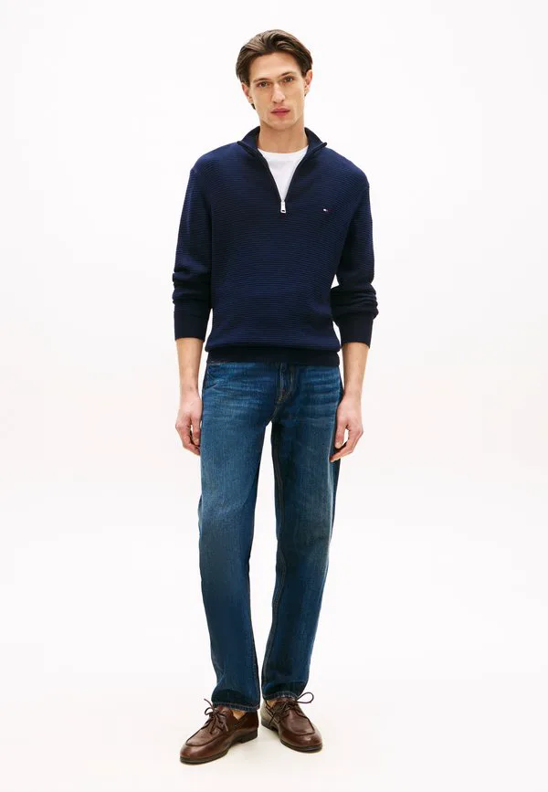 Джинсы harlem с эффектом потертости, стандартные, зауженные, прямые. Tommy Hilfiger, Baz Indigo — фото 2