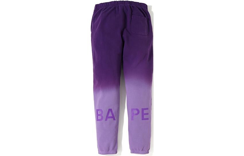 Трикотажные спортивные штаны мужские A Bathing Ape, фиолетовый — фото 2