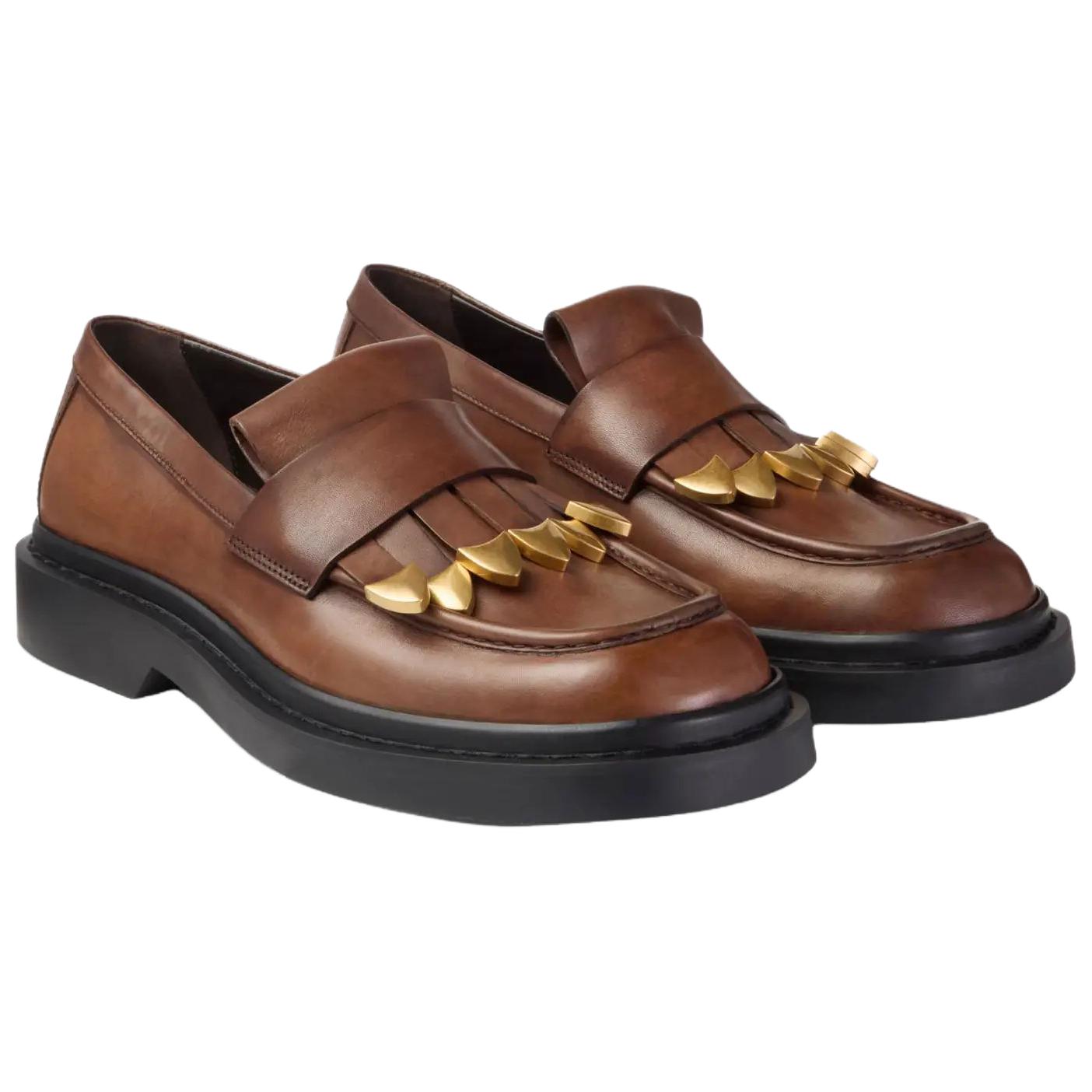 Jimmy Choo Буффлоаферы с кисточками мужские коричневые — фото 3
