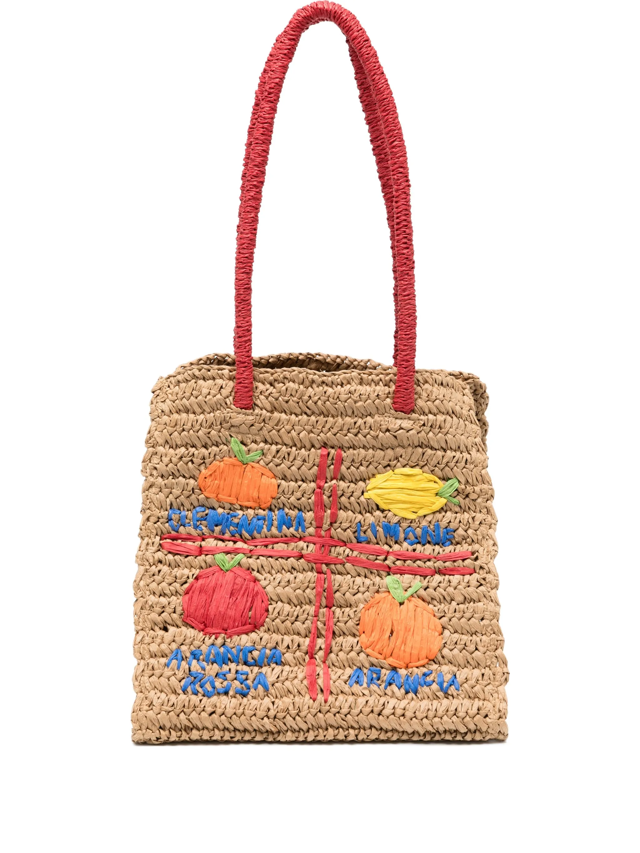 

Сумка Fruity из рафии Damson Madder, коричневый