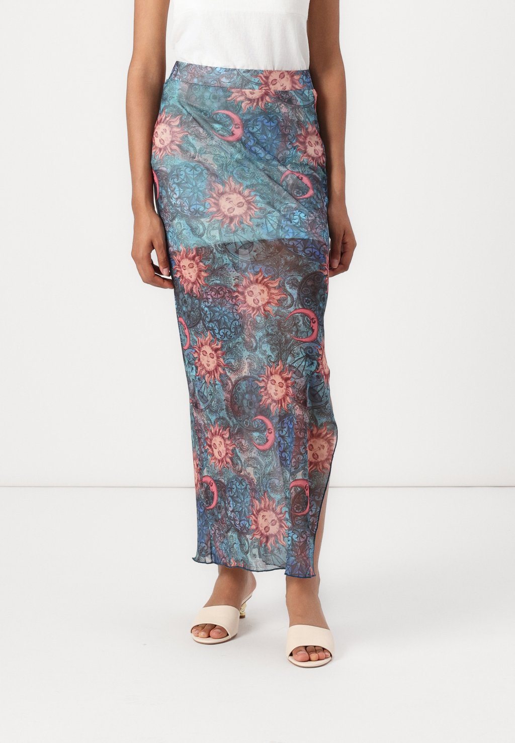 

Юбка макси NMLESLEY ANKLE SKIRT Noisy May, синий