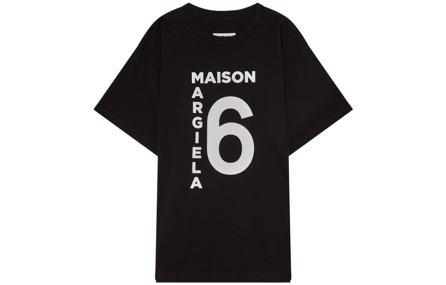 

Футболка женская черная Mm6 Maison Margiela