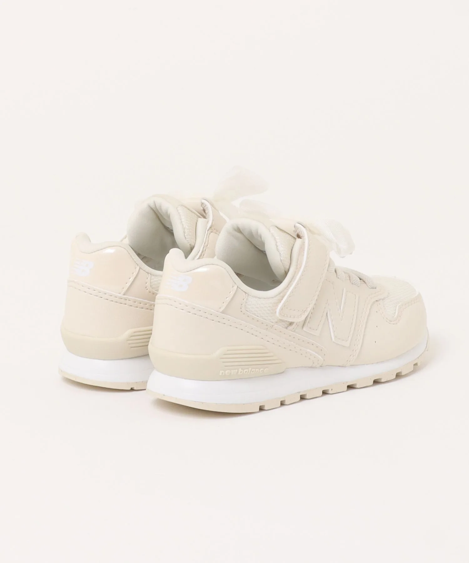Детские кроссовки с липучками New Balance 996 v3 Y996 4VD бежевые — фото 2