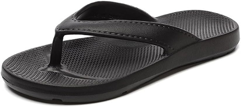 

Унисекс шлепанцы BIUHFN с поддержкой свода стопы, EVA, для мужчин и женщин, пляжные сланцы, нескользящие, мягкие для душа, водные тапочки для бассейна, черный