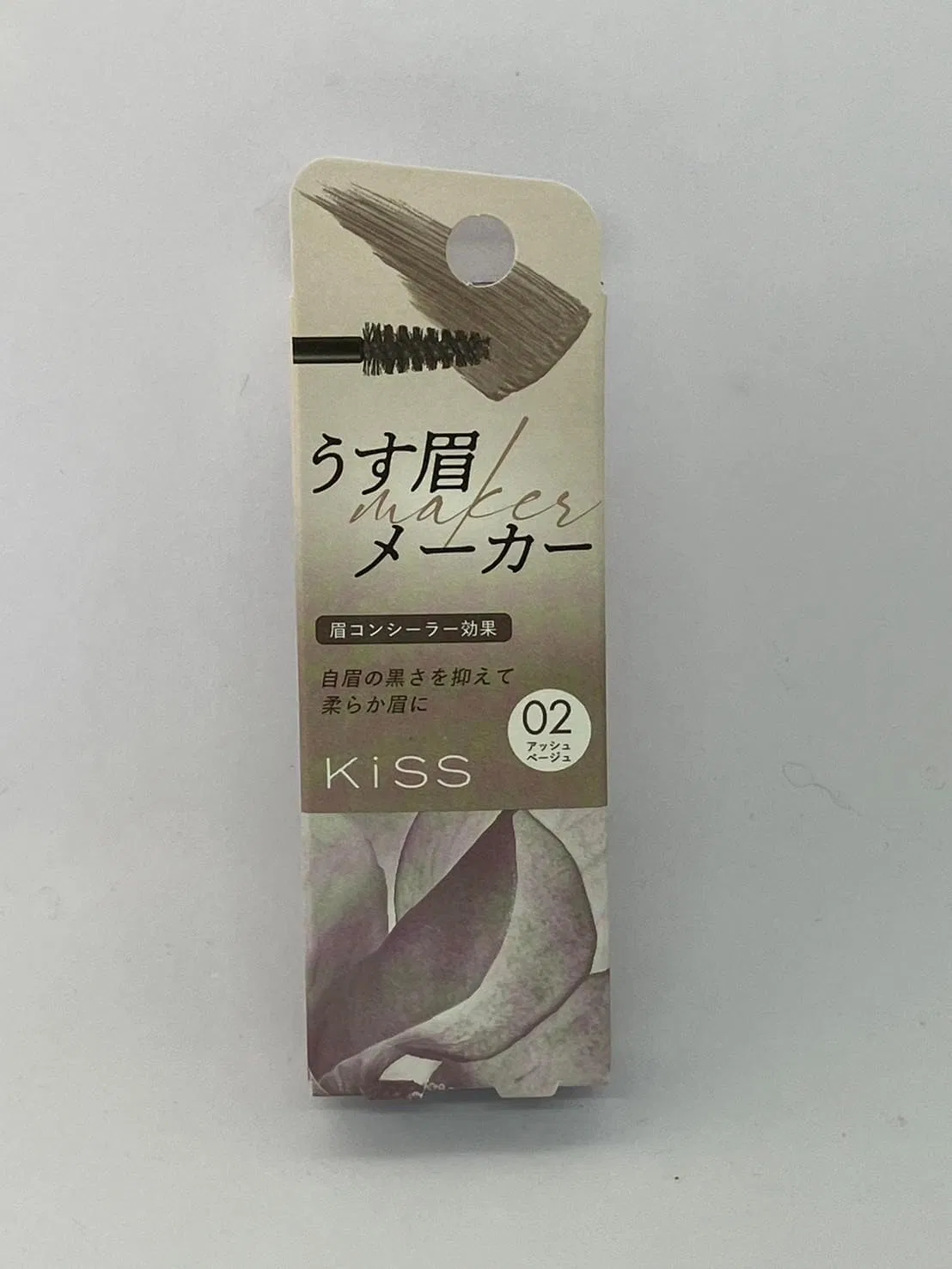 Корректор для бровей KiSS Thin Eyebrow Maker 02 Пепельно-бежевый 6 г — фото 2