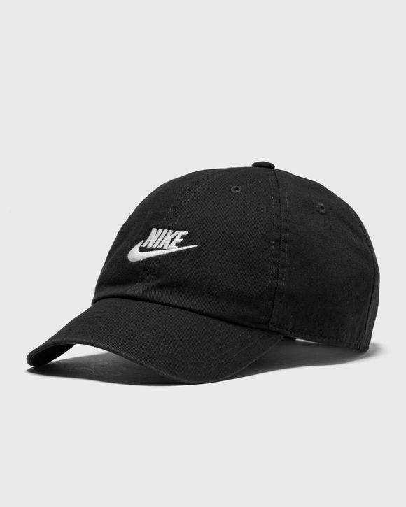 

Бейсболка Nike Club Unstructured Futura Wash Cap, черный/белый