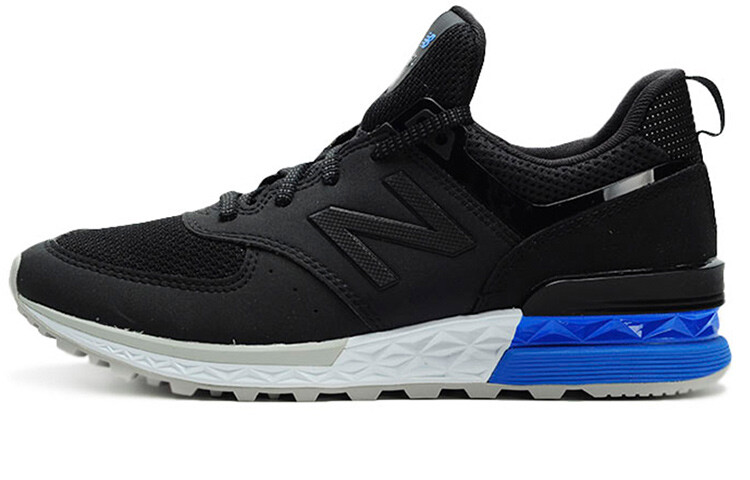 

New Balance 574 Черный Белый Синий дубль