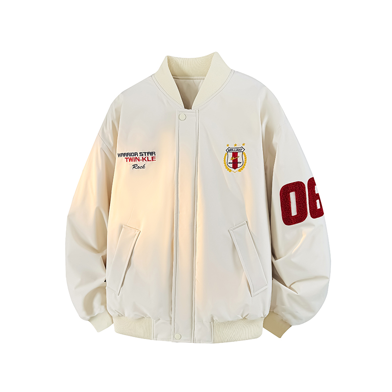 

Бейсбольная куртка Huichao Cloud Canvas Collection Unisex WARRIOR, хаки (padded and thickened)