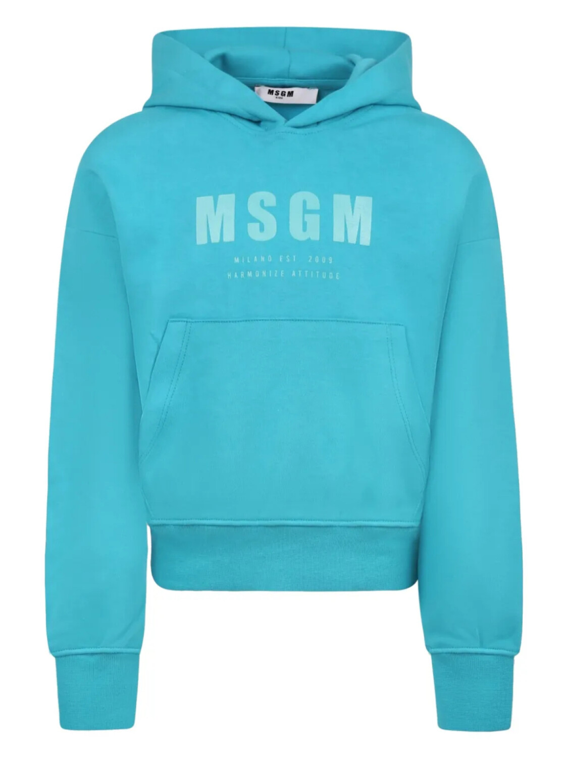 

Толстовка с логотипом MSGM Kids, синий