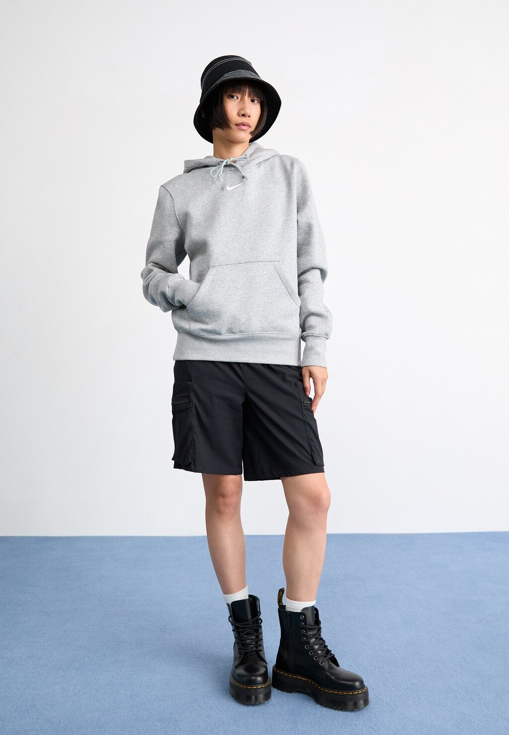 Толстовка HOODIE Nike, серый — фото 2