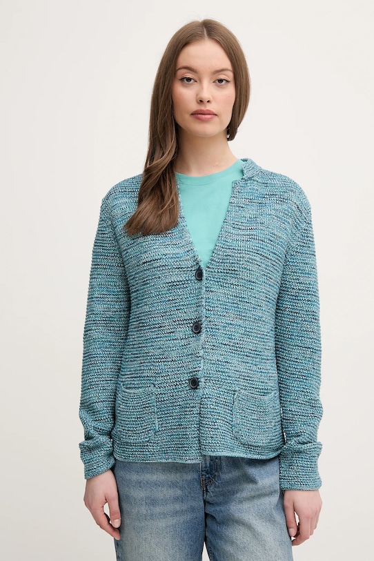 

Хлопковый кардиган United Colors Of Benetton, бирюзовый