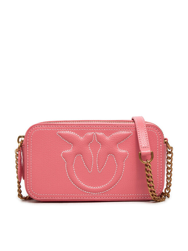

Наплечная сумка PINKO Pelle Bottalata 103799, розовый