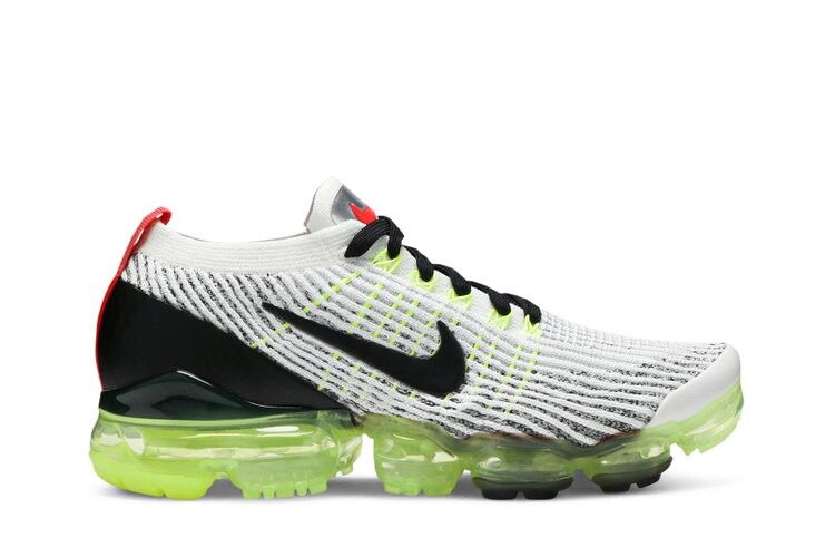 

Кроссовки Nike Air VaporMax Flyknit 3 'Neon Collection', белый