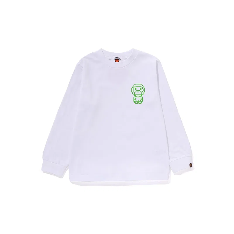 Детская футболка с круглым вырезом A BATHING APE, Orange ORX — фото 3
