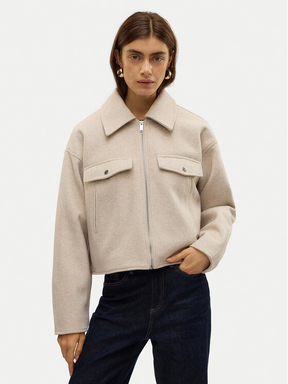 

Переходная куртка стандартного кроя Fortune 10321977 Vero Moda, бежевый