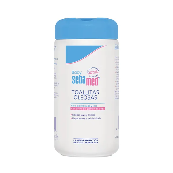 

Детские влажные салфетки Toallitas Oleosas 70 Ud Sebamed Baby Sebamed, 70 UD