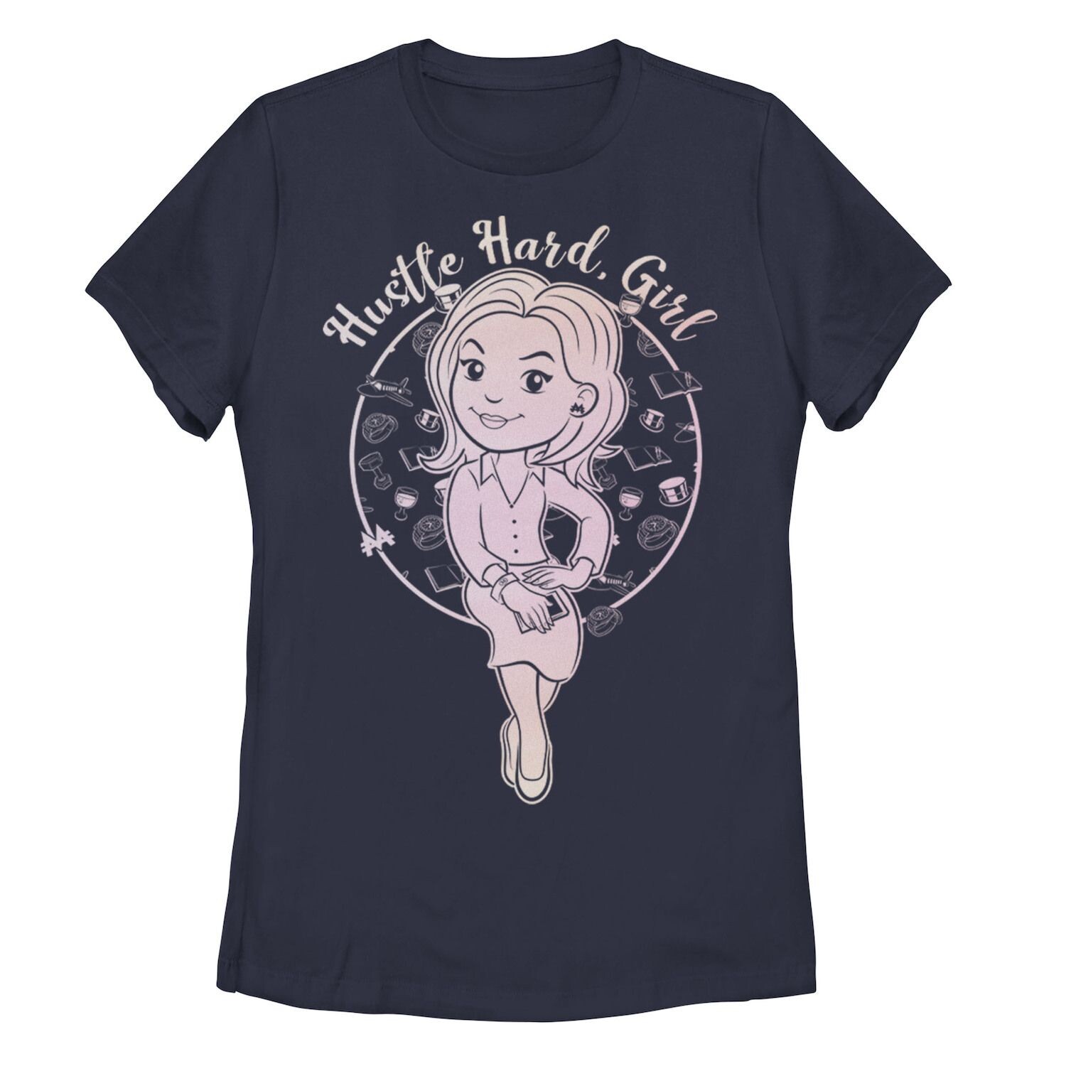 

Футболка для юниоров Ms. Monopoly Hustle Hard Girl Licensed Character