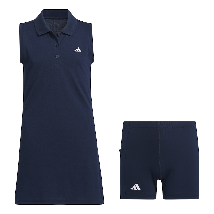 

Спортивное платье ADIDAS PERFORMANCE Piqué Club Dress, темно-синий