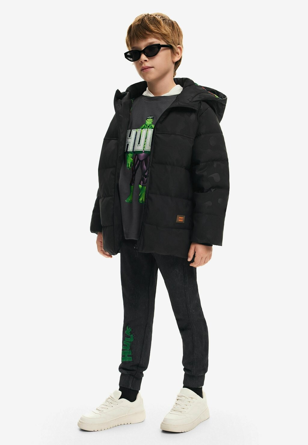 

Зимнее пальто LONG WITH POCKETS Desigual, черный