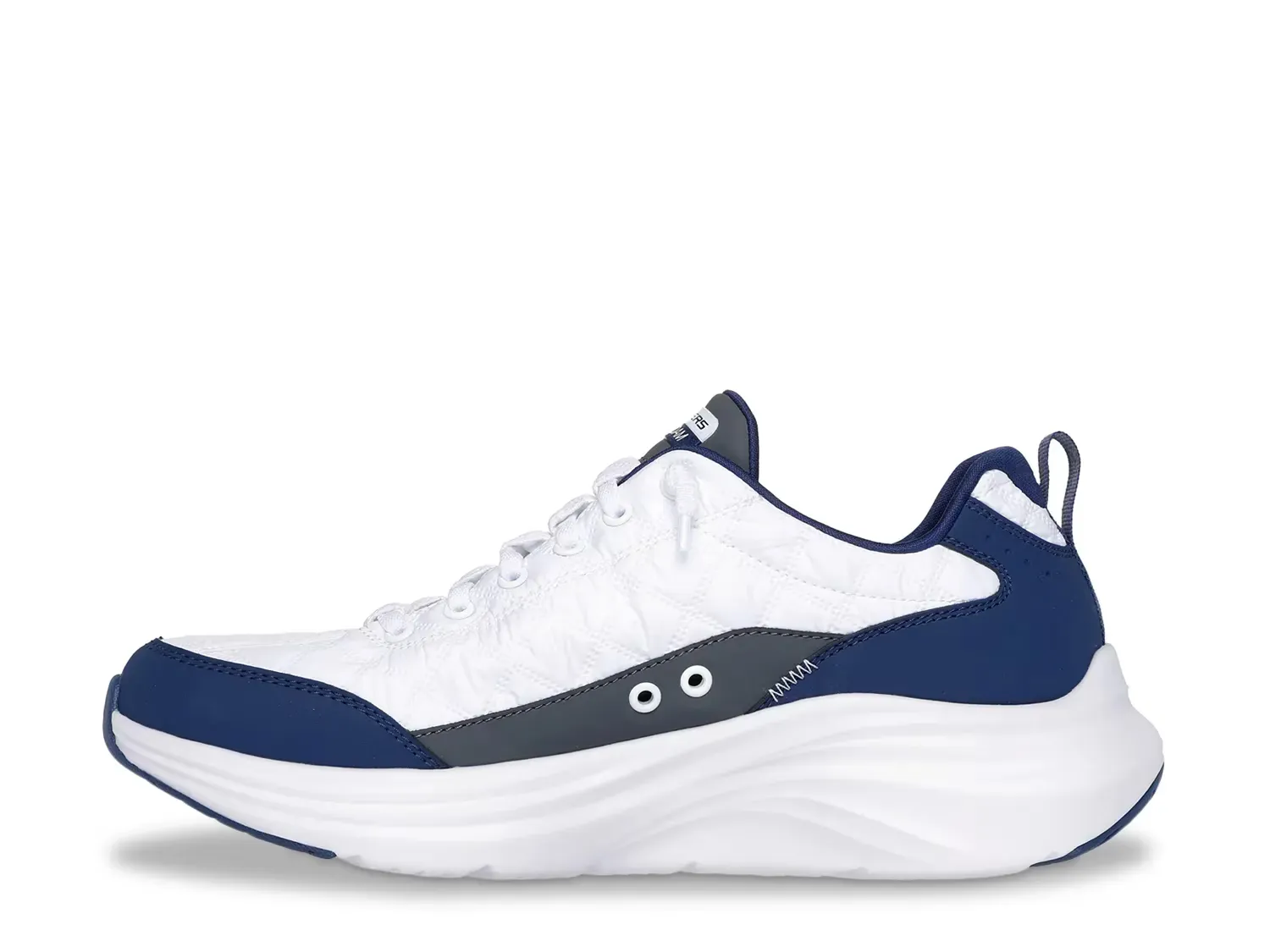 Hands Free Slip-Ins Contour Foam Cozy Fit Слипоны Sneaker - мужские Skechers, White/Navy — фото 2