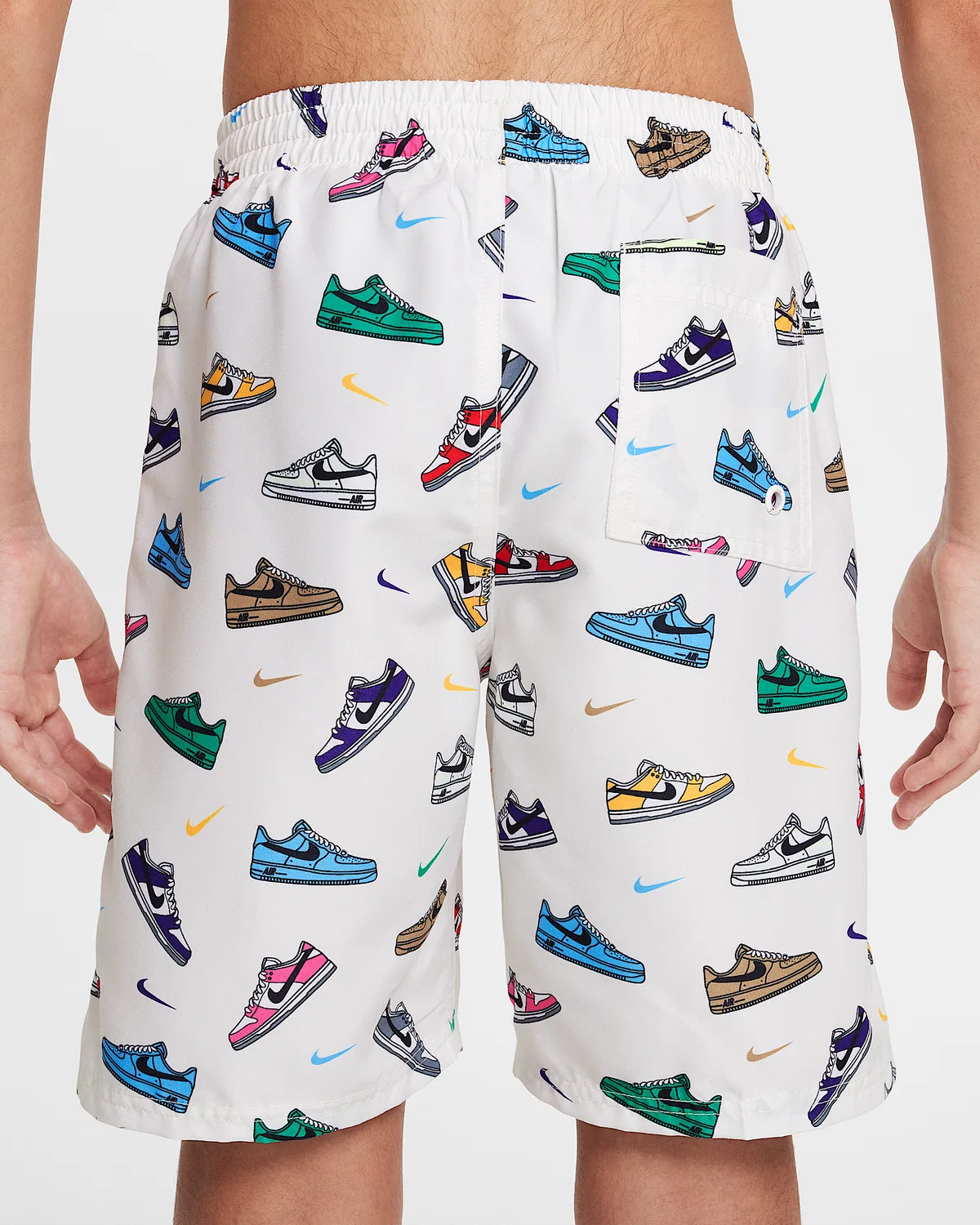 Детские (мальчиковые) плавки Nike Swim Breaker 7" с боксерской подкладкой, Sail — фото 3