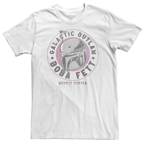 

Футболка Big & tall Star Wars Boba Fett Galactic Outlaw Bounty Hunter Licensed Character