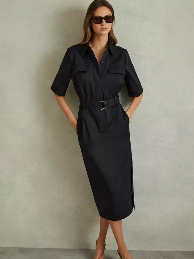 

Платье Reiss Aimie Utility, черный