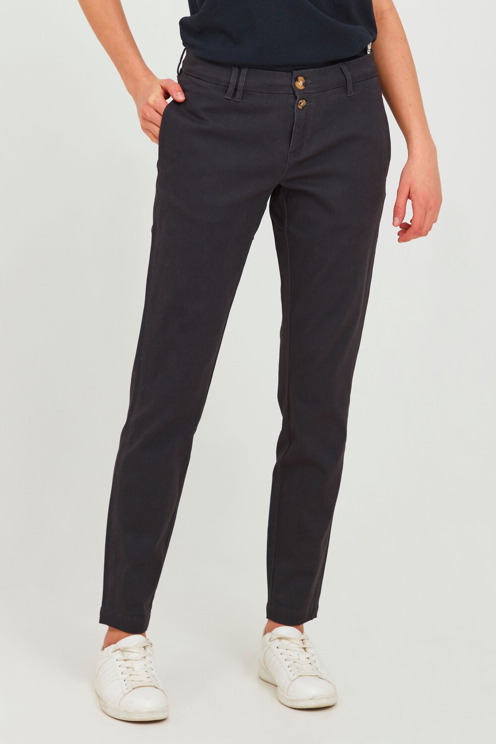 

Брюки Oxmo Chinohose, серый