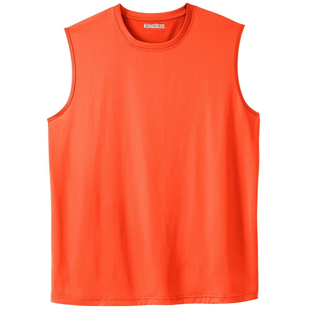 

Мужская футболка Kingsize для больших и высоких мышц без пота KingSize, цвет Electric Orange