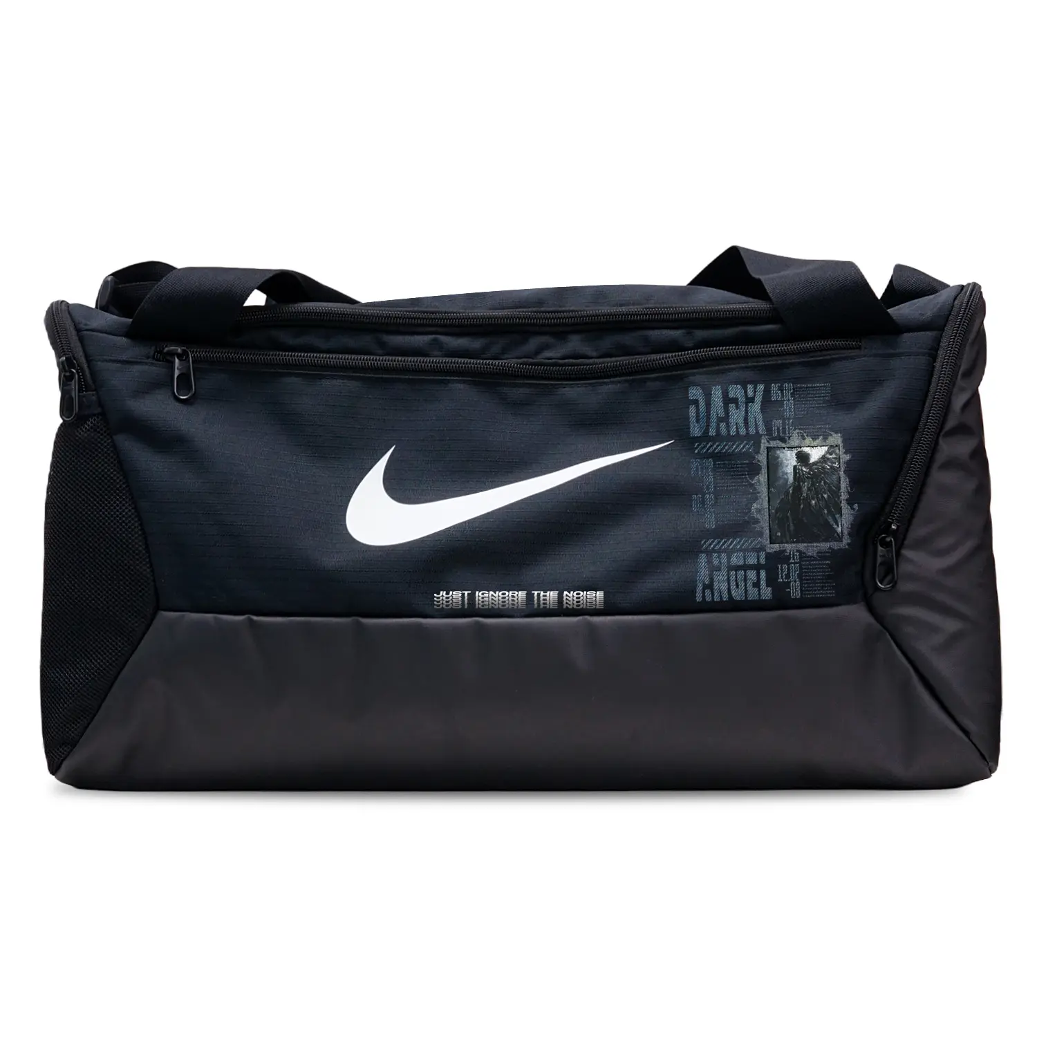 

Nike Тканевая дорожная сумка унисекс черная, Dark Night Angel Denim Imitation