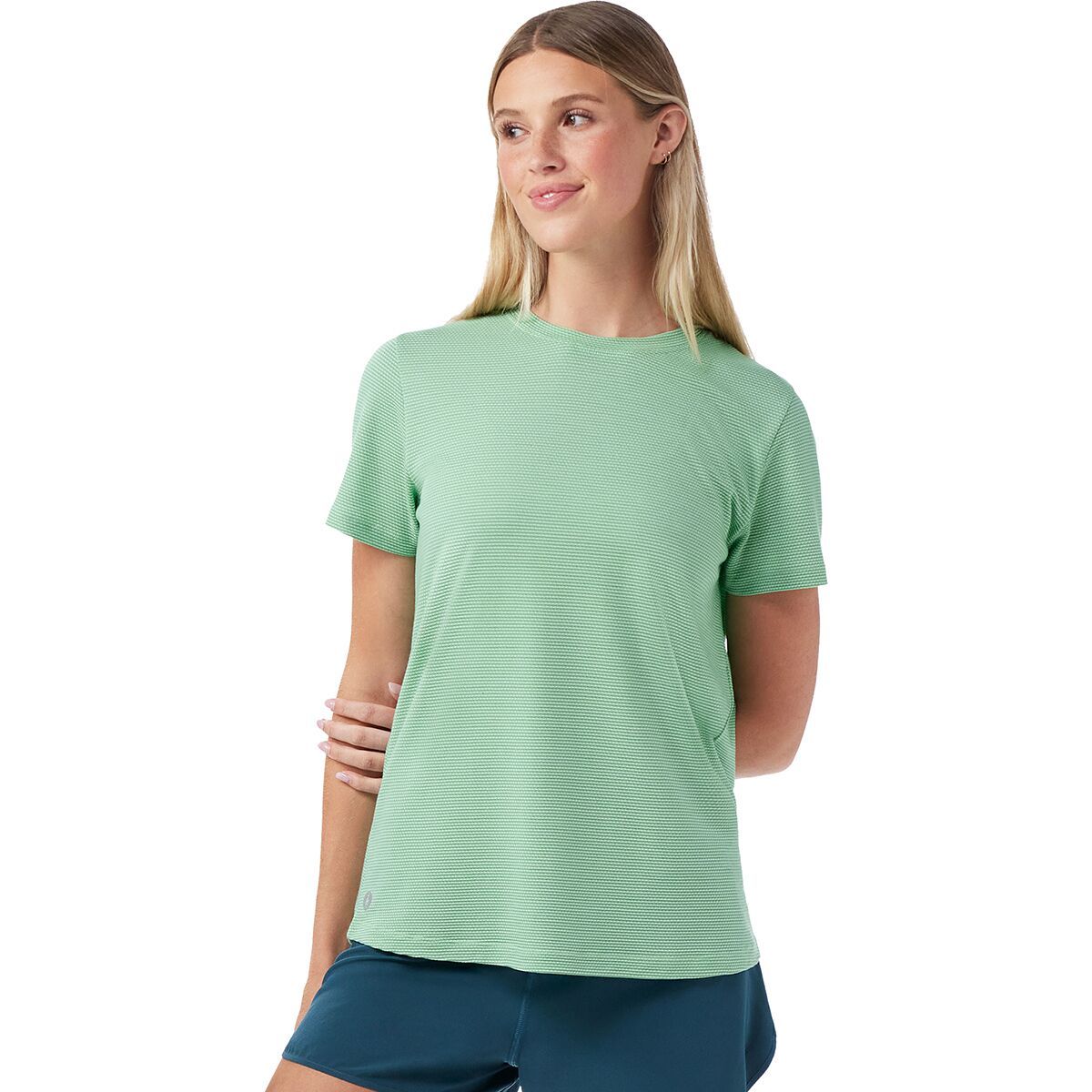

Активная сетчатая рубашка Smartwool, цвет matcha zen heather