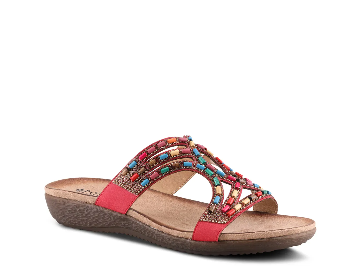 

Сандалии Twirling Wedge Sandal Patrizia By Spring Step, красный