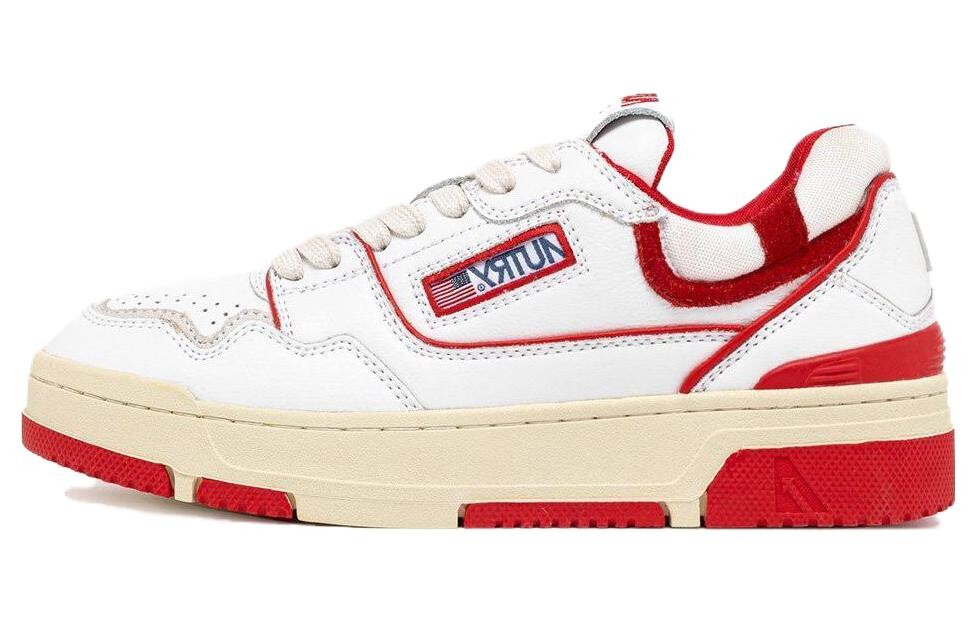

Кроссовки AUTRY Padded-ankle Leather Sneakers, белый/красный