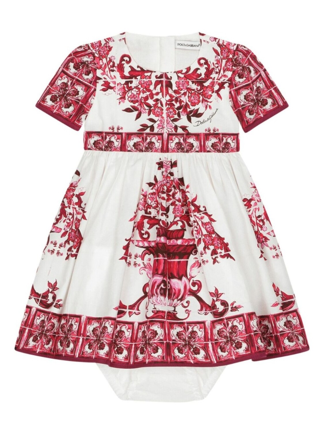 

Dolce & Gabbana платье А-силуэта с графичным принтом, белый