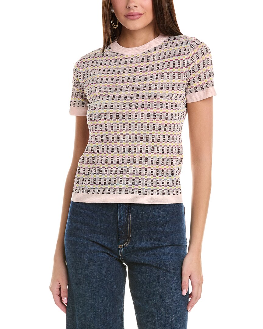 

M Missoni Вязаный топ, розовый