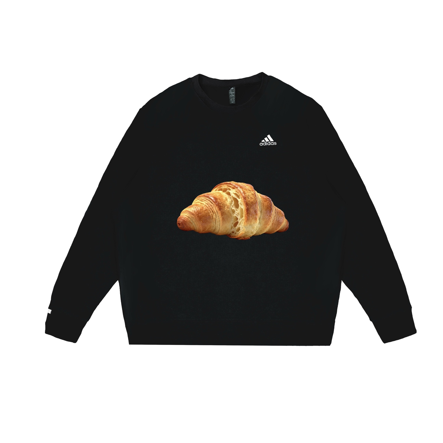 

Adidas Толстовки LABEL унисекс, черные, с круглым вырезом, утолщенные, стандартного размера