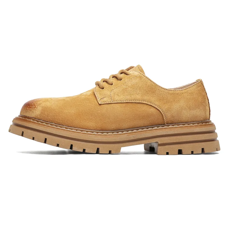 CHILANG Мужские повседневные туфли low top желтые/серые — фото 3