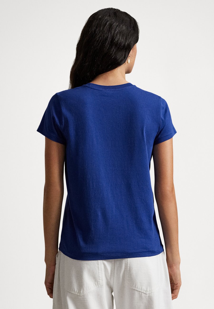 Футболка Polo Ralph Lauren COTTON JERSEY CREWNECK T-SHIRT, Heritage Royal/Dark Blue — фото 3
