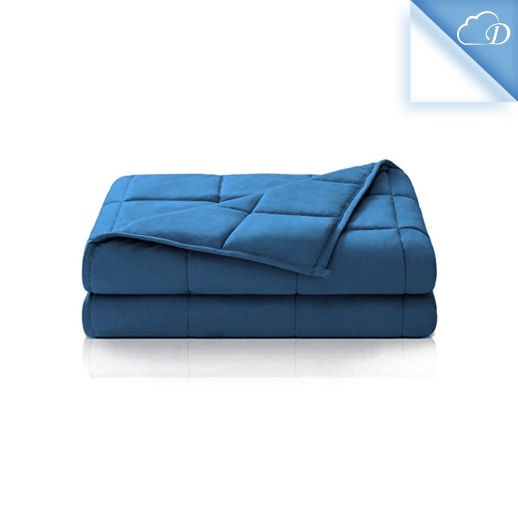 

Утяжеленное одеяло Dailydream Therapy из хлопка, 6 кг для взрослых, 135х200см, синее