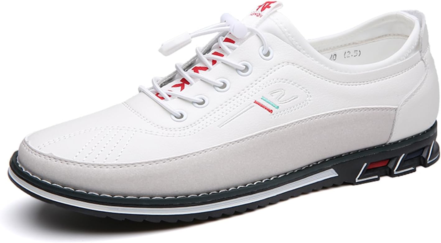 

Мужские повседневные деловые туфли Veslexth слипоны с регулируемой посадкой, лоферы, работы, прогулок, вечеринок и оксфорды, белый