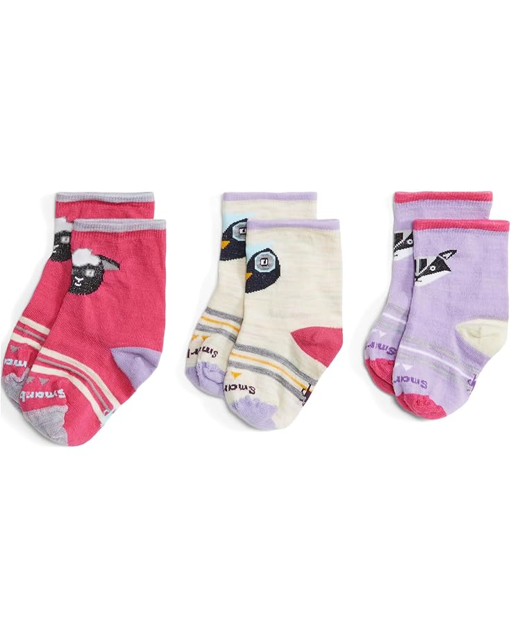 

Носки Smartwool Kids Trio Socks, цвет Power Pink