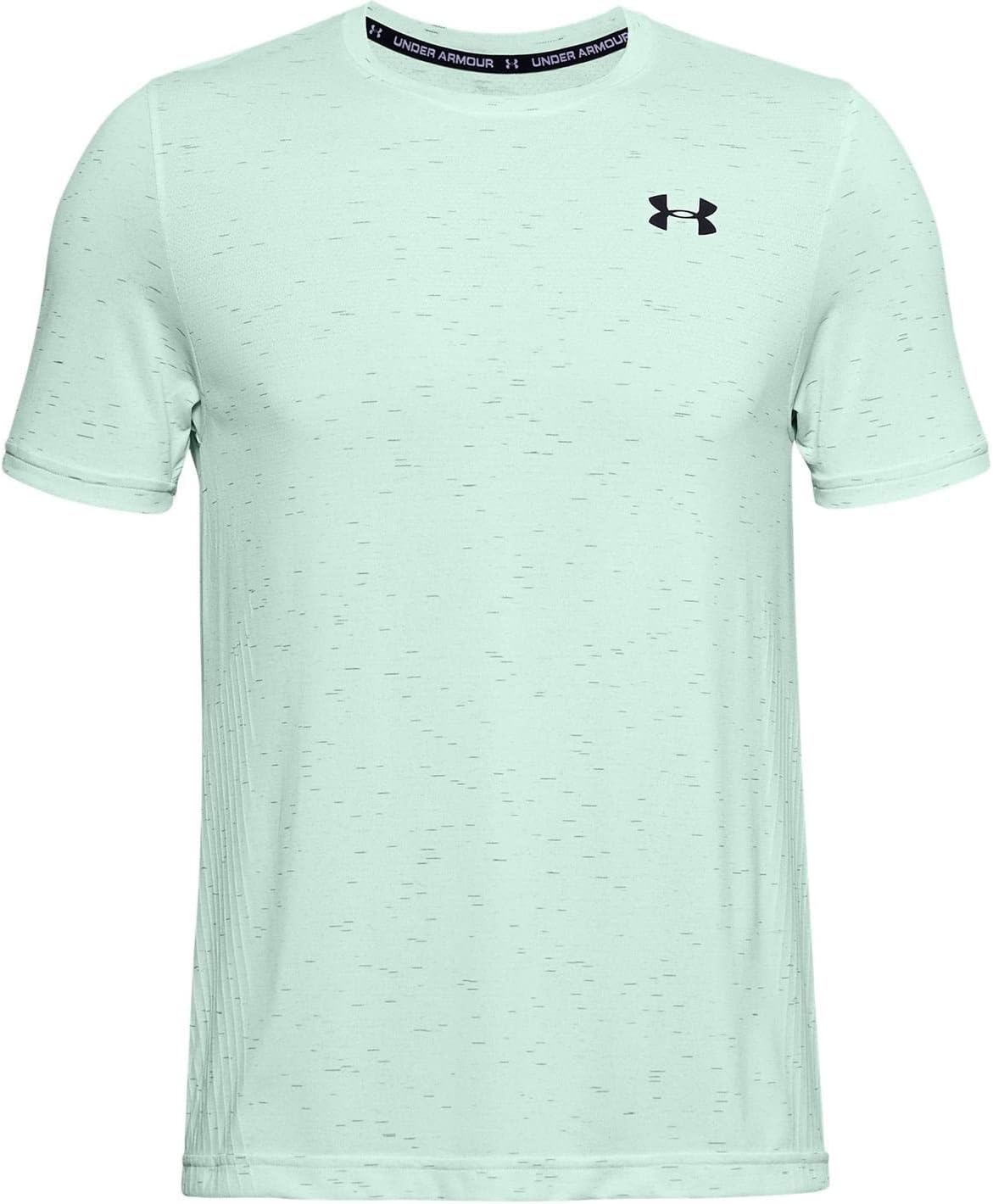 

Мужская бесшовная футболка с коротким рукавом для тренировок от Under Armour, Seaglass Blue (403)/Lichen Blue, Синий, Мужская бесшовная футболка с коротким рукавом для тренировок от Under Armour, Seaglass Blue (403)/Lichen Blue