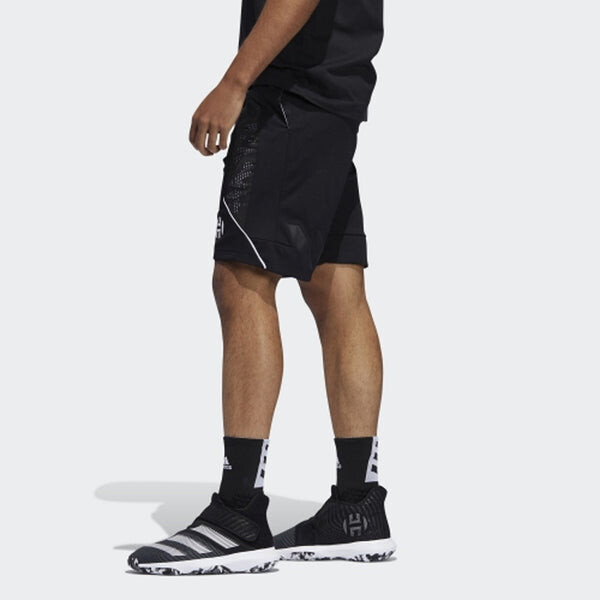 Шорты hrd c365 лозунг баскетбольные шорты мужские Adidas, черный — фото 4