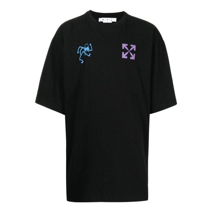 

Футболка Men's Off-White SS22 Logo Printing Round Neck Short Sleeve Black T-Shirt
