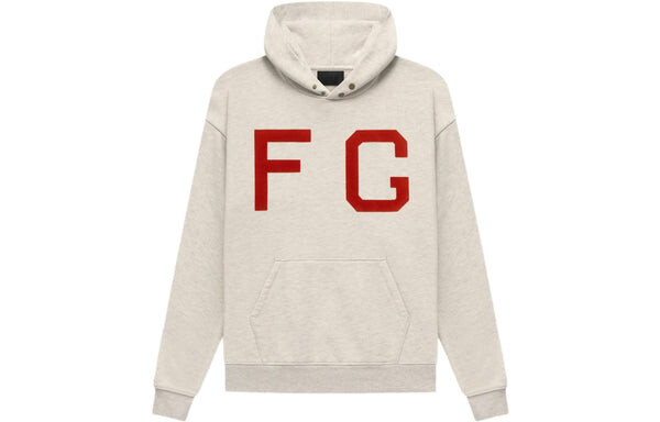 Толстовка monarch hoodie 'cream heather grey' Fear Of God, серый — фото 2