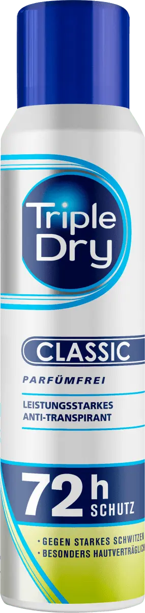 

Дезодорант-антиперспирант-спрей до 72 часов 150 мл. Triple Dry