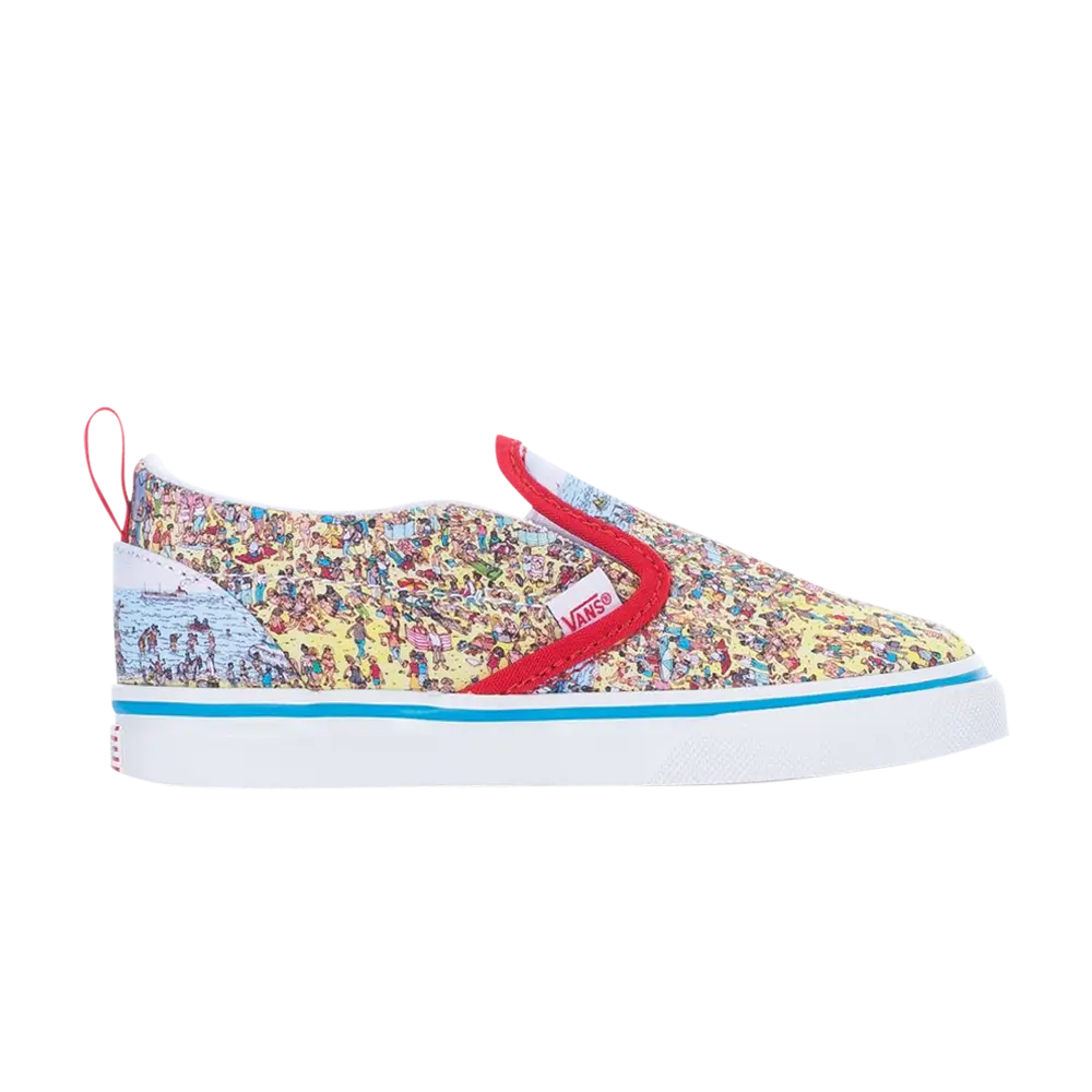 

Где Уолдо слипоны для малышей из коллаборации с классическими Vans, мультиколор