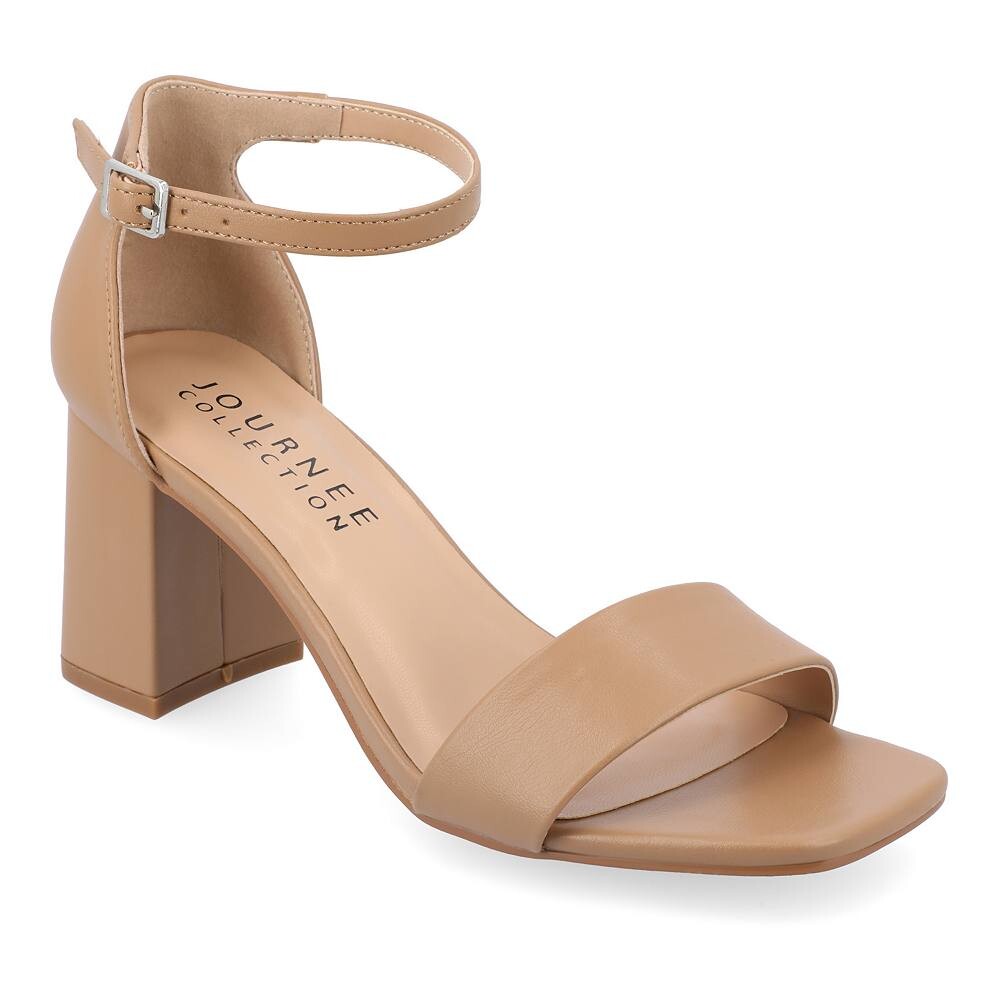 Женские классические сандалии из пены Tru Comfort Foam из коллекции Journee Collection SuperNatural Shades, цвет Carmel