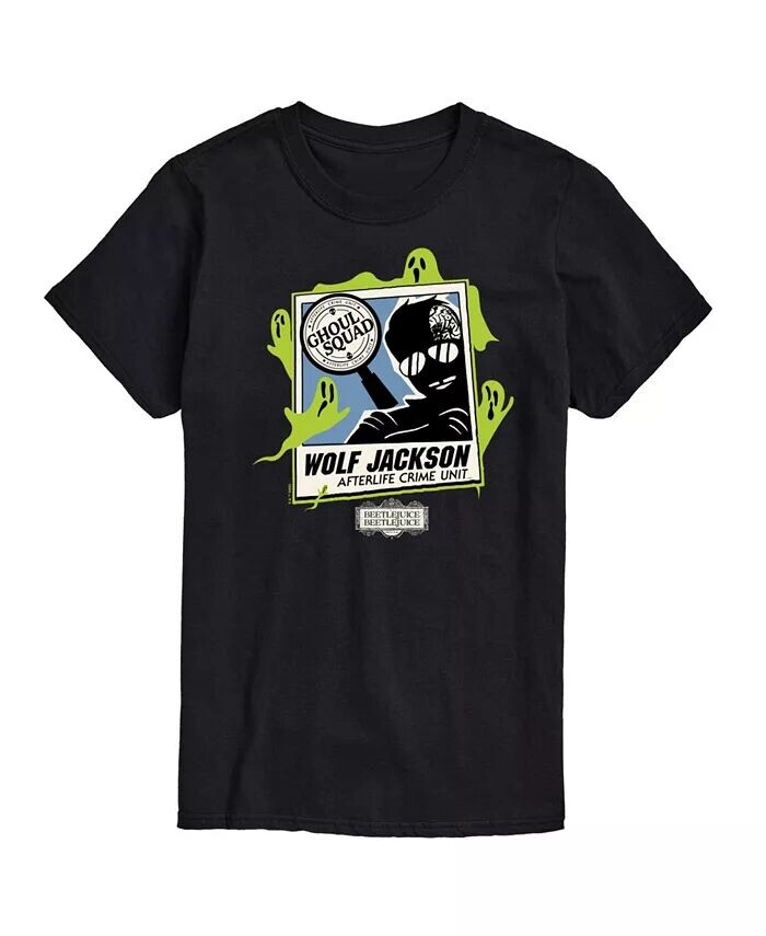 

Мужская футболка Hybrid Apparel Beetlejuice Wolf Jackson AIRWAVES, черный