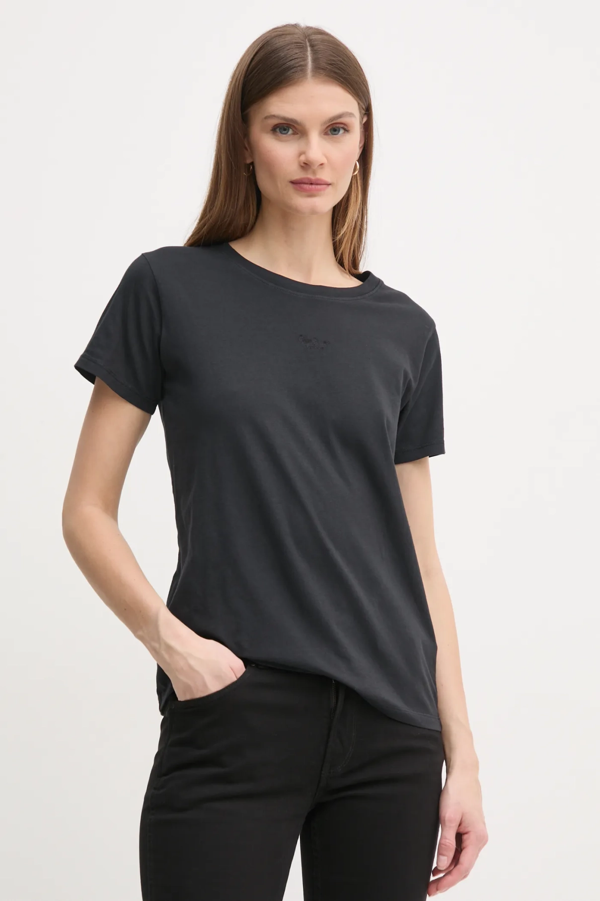 

LOLLY хлопковая футболка Pepe Jeans, черный